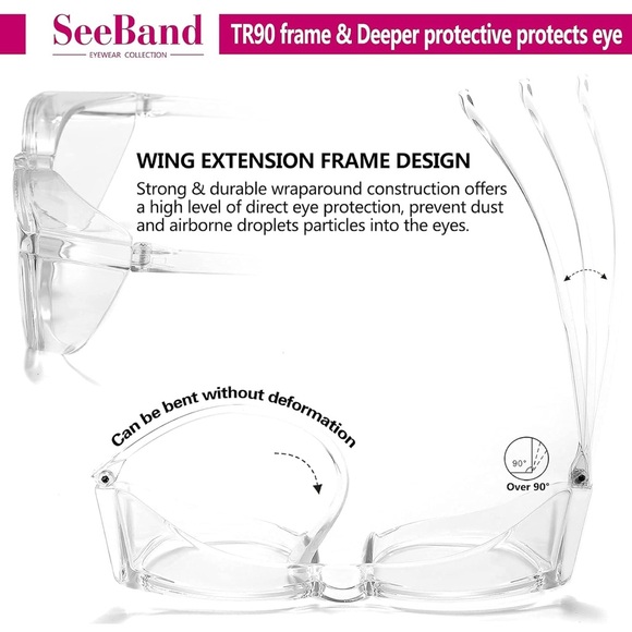 Leopard Print Safety Glasses - Picture 4 of 8